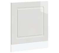 Tomostar Façade de Porte Lave Vaisselle, Panneau de Lave-Vaisselle Accessoire pour Lave-Vaisselle Cuisine Kalmar Blanc Brillant 60x1,5x67 cm