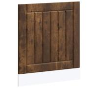 Tomostar Façade de Porte Lave Vaisselle, Panneau de Lave-Vaisselle Accessoire pour Lave-Vaisselle Cuisine Lucca chêne fumé Bois d'ingénierie