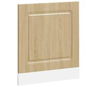 Tomostar Façade de Porte Lave Vaisselle, Panneau de Lave-Vaisselle Accessoire pour Lave-Vaisselle Cuisine Kalmar chêne Sonoma 60x1,5x67 cm