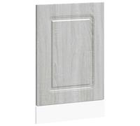 Tomostar Façade de Porte Lave Vaisselle, Panneau de Lave-Vaisselle Accessoire pour Lave-Vaisselle Cuisine Kalmar Sonoma Gris 45x1,5x67 cm