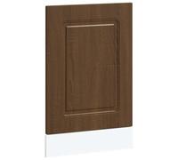 Tomostar Façade de Porte Lave Vaisselle, Panneau de Lave-Vaisselle Accessoire pour Lave-Vaisselle Cuisine Kalmar chêne Marron 45x1,5x67 cm