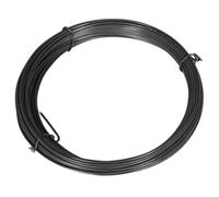 Tomostar Fil de Fer Plastifié, Fil d'attache Métal pour Jardin 25 m 1,4/2 mm Acier Gris
