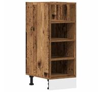 Tomostar Meuble Bas de Cuisine, Armoire de Cuisine Armoire de Plancher Riga Bois Ancien 30x44,5x81,5 cm Bois d'ingénierie