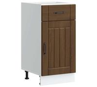 Tomostar Meuble Bas de Cuisine, Armoire de Cuisine Lucca chêne Marron Bois ingénierie 40x46x81,5 cm