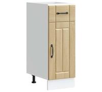 Tomostar Meuble Bas de Cuisine, Armoire de Cuisine Lucca chêne Sonoma Bois ingénierie 30x46x81,5 cm