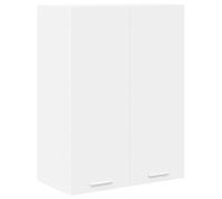 Tomostar Meuble Haut de Cuisine, Armoire Suspendue Armoire Murale Cuisine Blanc 60x31x80 cm Bois d'ingénierie