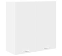 Tomostar Meuble Haut de Cuisine, Armoire Suspendue Armoire Murale Cuisine Blanc 80x31x80 cm Bois d'ingénierie