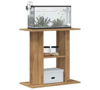 Tomostar Support pour Aquarium, Meuble pour Aquarium Meuble de Base Table d'aquarium chêne marron 60x30x60 cm bois d'ingénierie