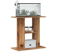 Tomostar Support pour Aquarium, Meuble pour Aquarium Meuble de Base Table d'aquarium vieux bois 60x30x60 cm bois d'ingénierie
