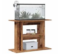 Tomostar Support pour Aquarium, Meuble pour Aquarium Meuble de Base Table d'aquarium Vieux Bois 80x35x60 cm Bois d'ingénierie