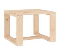 Tomostar Table d'appoint, Table Basse Carrée de Balcon Jardin Terrasse Extérieure 40x38x28,5 cm Bois Massif de pin