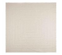 Tomostar Tapis Polypropylène Rectangulaire, Tapis Salon Balcon Aspect Jute ZIZUR crème 240x240 cm intérieur extérieur