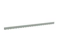 Tomostar Tissu de Remplacement de Cantonnière d’auvent, Lambrequin pour Store Toile de Remplacement Bandeau Banderole Store Banne de 5 m Vert et Blanc 4.8x0.2 m