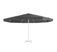 Tomostar Toile de Remplacement Parasol, Toile de Rechange Auvent de Remplacement Parasol Extérieur Anthracite 500cm
