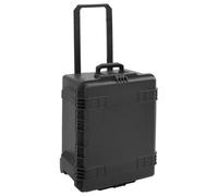 Tomostar Valise pour Appareil Photo, Mallette Rigide d’extérieu Mallette de Transport Étui de Protection Valise de vol Portable Noir 62,5x49,5x37 cm PP