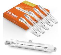 Tomosu 6x Ampoule Halogène R7s 78mm 150W, Dimmable, 2880LM, Blanc Chaud | 220-240V, 2800K, Angle de Faisceau de 360°, J78 Ampoule Crayon Halogene pour Sécurité, Lampadaire, Halogène Linéaire R7s