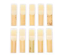 Tomotato 10 Anches pour Saxophone Alto 2.5, Accessoires pour Bois avec Boîte Transparente pour Débutants et Professionnels