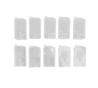 Tomotato 10 Pièces Outils Apiculture Cage Reine Abeille Plastique, Boîte Élevage Multifonction Grande Taille avec Fond Amovible, pour Ruche Capture Inspection Apiculture