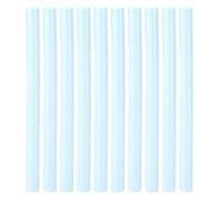 Tomotato 10Pcs Bâtons de Cire à Cacheter, 10x0.7cm Pistolet à Colle Bâtons de Cire à Cacheter Bâtons de Sceau de Cire pour Invitations Mariage, Lettres, Enveloppes, Cartes(Bleu Neige)