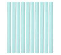 Tomotato 10Pcs Bâtons de Cire à Cacheter, 10x0.7cm Pistolet à Colle Bâtons de Cire à Cacheter Bâtons de Sceau de Cire pour Invitations Mariage, Lettres, Enveloppes, Cartes(Menthe Verte)