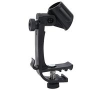 Tomotato 2 Pcs Clips de Microphone de Batterie, Clip de Microphone de Batterie Réglable Support de Microphone Universel avec Engrenage Rainuré Antichoc Clip de Bord de Microphone de Tambour