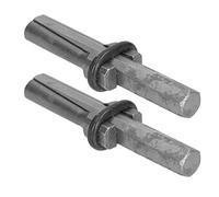 Tomotato 2 Pièces Cale Robuste et Cales de Plume Séparateur de Pierre en Acier à Grande Vitesse Cale 14mm Séparateur de Pierre de Roche Outils de Fractionnement pour Béton Marbre Granit