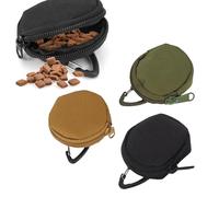 Tomotato 3PCS Dog Treat Pouch, Oxford Zipper Round Training Container, Snack Sacs Portable pour l'entraînement, la Marche, Le Camping, la randonnée, Le Stockage de collations pour Animaux
