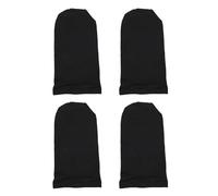 Tomotato, 4 Bonnets de Nuit Longs pour Cheveux Tressés, Capuchon Élastique Large pour Protéger les Dreadlocks Pendant le Sommeil, Taille Unique en Tissu Respirant pour Hommes et Fe
