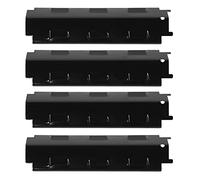 Tomotato 4Pièces Tentes de Chaleur de Gril, 37cm Diffuseur Chaleur Accessoires Tentes de Chaleur de Remplacement Universelles en Acier Inoxydable pour Gril à Gaz