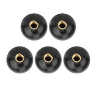 Tomotato 5 Pièces Bouton de Levier à Bille M10 x 35mm, Bouton Sphérique en Plastique Technique avec Noyau Cuivre, Poignées de Rechange pour Machine Tracteur Tour Usine