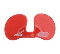Tomotato 500PCS Chicken Eye Goggles, Chicken Blinder Spectacles Chicken Eye Glasses Anti Pecking Eye Glasses Tool Red Poultry Blinder Pheasant Goggles for Farming Breeding Poultry Supplie