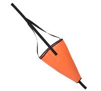 Tomotato Ancre de Dérive Sock, Ancre de Mer Système de Frein avec Corde de Traction Bouée Flottante Ball, Fabrication en PVC Renforcé Tissu Résistant à la Déchirure, pour Canoë Pêc (Orange)
