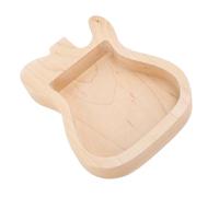 Tomotato Boîte à médiators en Bois d'érable, Support de Rangement en Forme de Guitare, conteneur de plectres de Guitare, Accessoires de Guitare pour médiators Standard, Pratique à