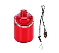 Tomotato Boîte de Rangement Mini Imperméable en Alliage d'Aluminium Rouge