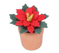 Tomotato Bonsaï Miniature en Résine et Argile pour Maison de Poupée Échelle 1:12, Décoration d'Intérieur Miniature Plante Verte avec Pot de Fleur, Paysage de Jardin pour Décoration