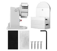 Tomotato Butées de Porte Magnétiques, Porte en Verre sans Cadre Ventouse de Porte électromagnétique au Sol/Ventouse de Porte Murale, DC 12V/24V