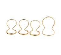Tomotato Butterfly Finger Pick Metal Guitar Thumb Plectrum, Accessoire Instrument pour Jouer du Doigté Guitare Électrique (Gold)