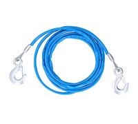 Tomotato Cable de Sécurité Acier 4m 13.12ft Capacité 3 Tonnes, Câble Remorquage Treuil avec Crochet pour Voitures SUV Petits Camions