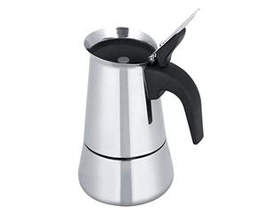 Tomotato Cafetière Expresso Moka en Acier Inoxydable, 2/4/6/9 Tasses Cafetiere Italienne avec Poignée pour Plaques Induction Gaz Céramique, Percolateur Amovible pour Cuisine Maison Bureau(450ml)