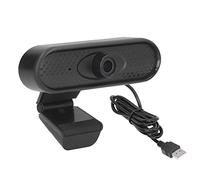 Tomotato Caméra PC USB Plug and Play, Résolution Full HD 1080P Autofocus Stéréo Compatibilité Large avec Pince pour Réunion Vidéo Conférence en Ligne