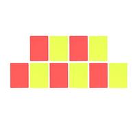 Tomotato Cartes de Football Rouge et Jaune, Cartons d'Arbitrage en PVC Durable pour Matchs, Stades et Écoles, Ensemble de 2 Cartes pour Arbitres Professionnels