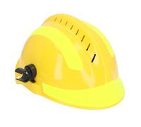 Tomotato Casque Secours PP Absorbant Choc Ajustable | Casque De Secours Avec Visiere Pare Eclats Et Lampe Frontale Pour Intervention Urgence