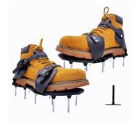 Tomotato Chaussures d'aérateur de pelouse pour Chaussures d'aération de l'herbe avec Sangles réglables Outil de pelouse aérateur Une Taille Unique pour l'aération Efficace du Sol