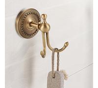 Tomotato Cintre Mural, Porte-Serviettes en Laiton Antique, Porte-Serviettes Robuste avec Quincaillerie, Support Mural pour Vêtements, Manteau, Chapeau, Sac