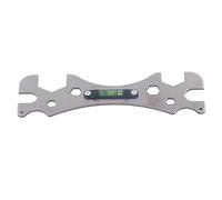 Tomotato Clé spéciale de Niveaux, clé multifonctionnelle pour raccords de tuyaux de robinets, clé à écrou de Robinet avec Niveau à Bulle, clé à Douille de Tuyau, Outil d'installation de