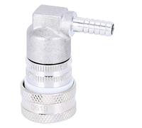 Tomotato Connecteur Rapide pour Fût à Bière, Embout Acier Inoxydable pour Distributeur de Kegs Domestique, Raccord Déconnexion à Bille pour Brassage Maison