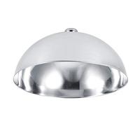 Tomotato Couvercle de Plat Anti-Mouches, Couvercle en Acier Inoxydable avec Poli Miroir, Perles Anti-Brûlure et Prise Ergonomique pour Restauration Hôtelière, Banquets, Buf (Tripode en argent de