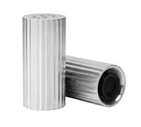 Tomotato, Dispenseurs d'Assaisonnement en Acier Inoxydable 304, 2 Pièces, Bouchons à Trous, pour Sel, Sucre en Poudre, Piment, Cuisine, Barbecue, Pique nique (Argent)
