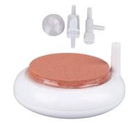 Tomotato Disque à air Nano pour Aquarium, Haute densité d'oxygénation Fine, Rond, atomisant, Bulles, avec Valve de réglage pour réservoir à Poissons