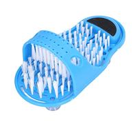 Tomotato Épurateur de Pieds de Douche, Nettoyant de Pieds Simple avec Ventouses Antidérapantes, Brosse de Lavage de Pieds, Pantoufle de Massage Spa pour Exfolier Les Pieds de Nettoyage